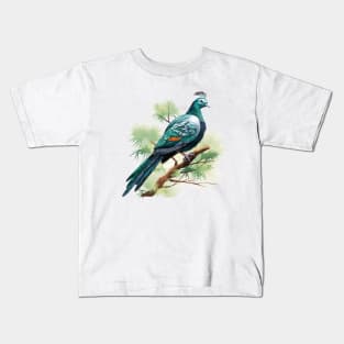 Nicobar Pigeon Kids T-Shirt